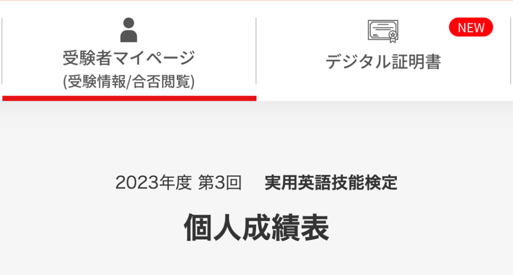 英検1級を受験した時の年度