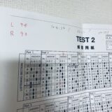 TOEICの模試や既出問題集を解くときに私が使っている解答用紙。本番の用紙と同じだ。